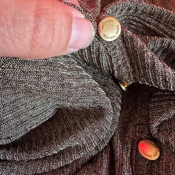 Womens Shirt Size Small Green Long Sleeve Earthy Boho Professional Office Siren - Picture 6 of 8